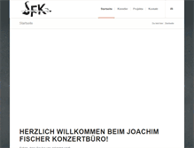 Tablet Screenshot of jfkonzertbuero.de
